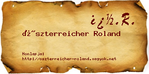 Öszterreicher Roland névjegykártya